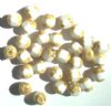 30 8mm Straight Cut White with coated ends